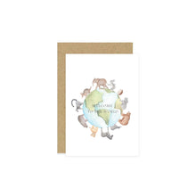  Welcome to the World Earth Baby Card - Little Roglets