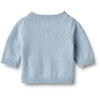 Baby Blue Knit Cardigan - Wheat