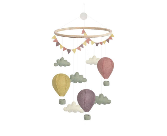 Mobile - Air balloons - Pastel - Gamcha