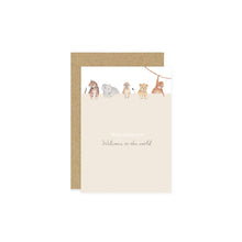  Safari Welcome to the World Baby Card - Little Roglets