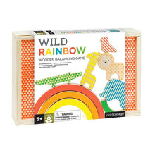  Wild Rainbow Wooden Balancing Game - Petit Collage