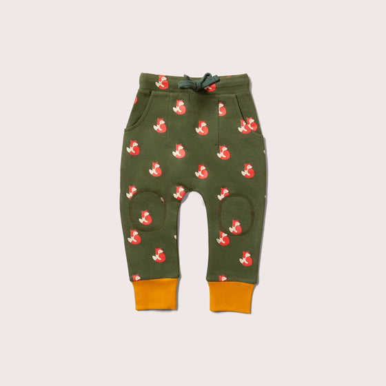 More about our Little Fox Knee Patch Comfy Joggers - Little Green Radicals