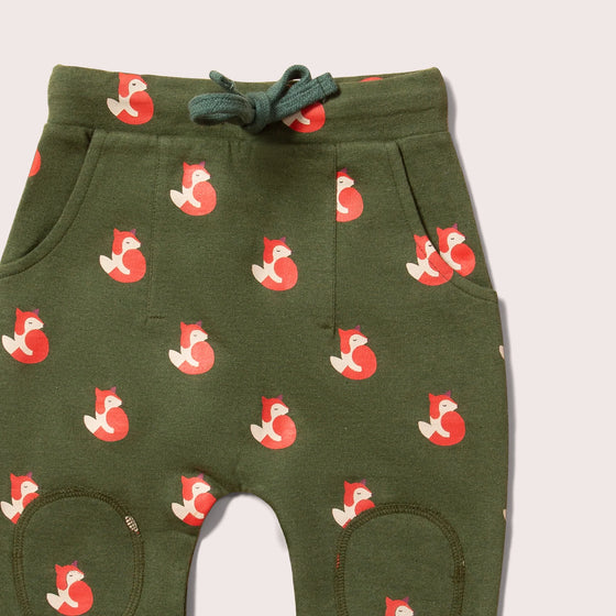 More about our Little Fox Knee Patch Comfy Joggers - Little Green Radicals