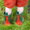 Red Apples Lined Classic Wellington Boots - Little Green Radicals