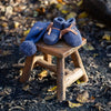 Dreamy Blue Knitted Booties - Little Green Radicals