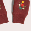 Hazelnut Embroidered Knitted Mittens - Little Green Radicals