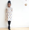 Smock Dress W. Peter Pan Collar - Tulip, Blue - Pigeon Organics