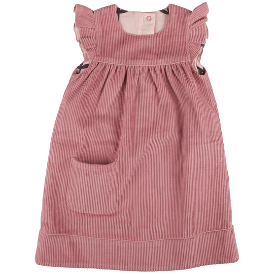 Winter Shift Dress (Reversible) - Pink - Pigeon Organics