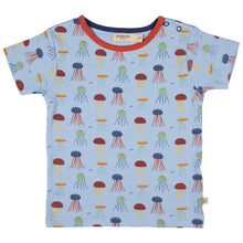  Short Sleeve T-Shirt - Multi Coloured Jellyfish - Pigeon Organics