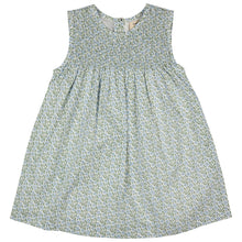  Sleeveless Smock Dress - Ditsy, Blue - Pigeon Organics