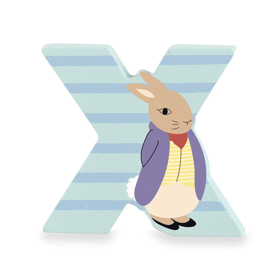 Peter Rabbit™ Wooden letter X - Beatrix Potter