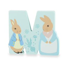  Peter Rabbit™ Wooden letter M - Beatrix Potter