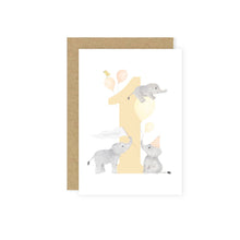  Elephants 1st Birthday Card - Little Roglets