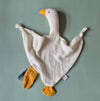 Soft Hydrophilic Goose Plush Toy for Babies - White