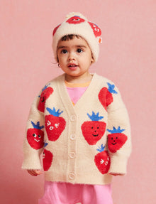  Berry Cosy Knit Cardigan - Halcyon Nights