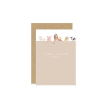  Farmyard Welcome to the World Baby Card - Little Roglets