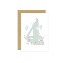  4th Birthday Card - Little Roglets