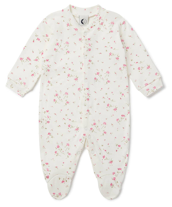 BABY SLEEPSUIT - VINTAGE ROSE - Sleepy Doe