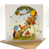 2nd Birthday Card - Woodland Mouse - Ink Snail Limited