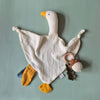 Soft Hydrophilic Goose Plush Toy for Babies - White