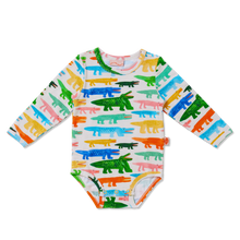  Crocodile Smile Long Sleeve Bodysuit - Halcyon Nights