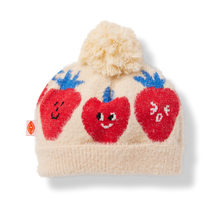  Berry Cosy Knit Beanie - Halcyon Nights